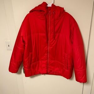 Liv outdoors red puffer jacket large
